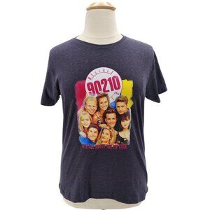 Beverly Hills 90210 Womens XL T-Shirt Live and Tell Graphic Top Retro TV Show